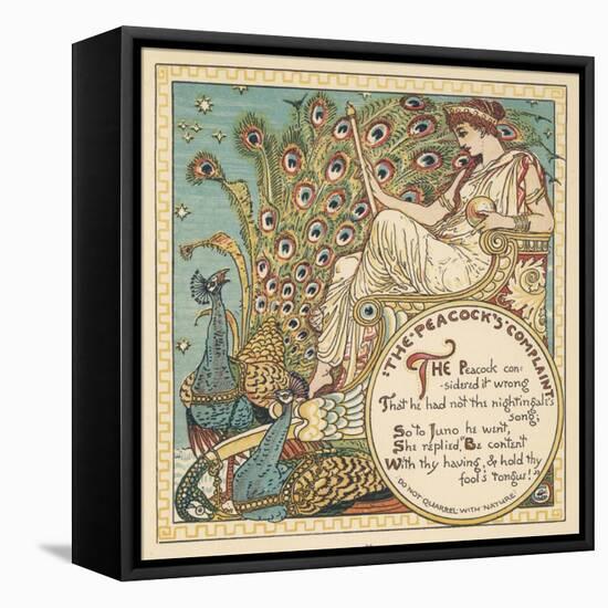 Juno and the Peacock-null-Framed Stretched Canvas