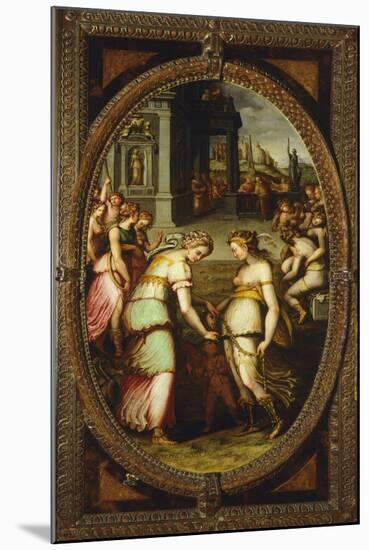 Juno Borrowing Girdle of Venus-null-Mounted Giclee Print