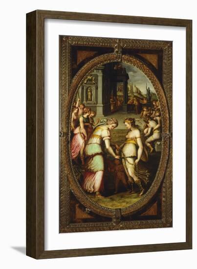 Juno Borrowing Girdle of Venus-null-Framed Giclee Print