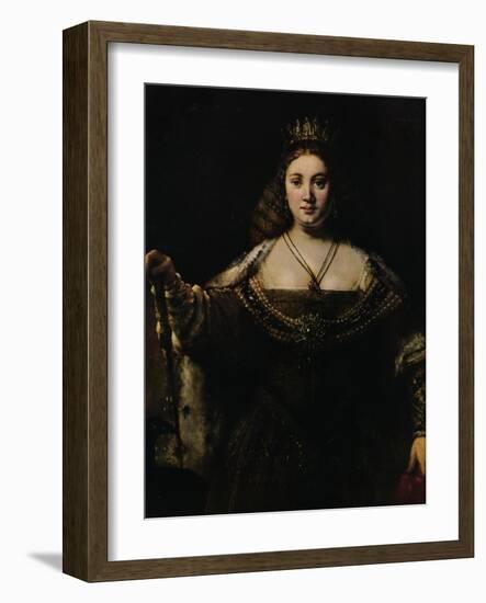 Juno, (C1662-6), 1937-Rembrandt van Rijn-Framed Giclee Print