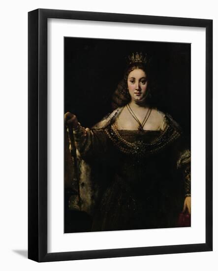 Juno, (C1662-6), 1937-Rembrandt van Rijn-Framed Giclee Print