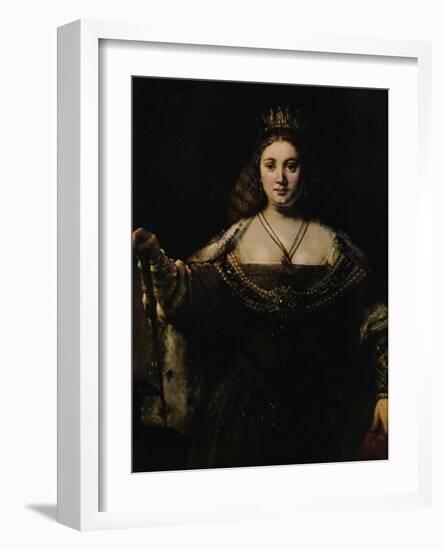 Juno, (C1662-6), 1937-Rembrandt van Rijn-Framed Giclee Print