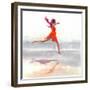 Juno on the Beach, 2015-Lincoln Seligman-Framed Giclee Print