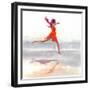 Juno on the Beach, 2015-Lincoln Seligman-Framed Giclee Print