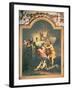 Juno Receives the Head of Argus (Oil)-Jacopo Amigoni-Framed Giclee Print