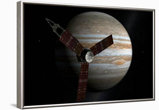 Juno Space Satellite Photograph Poster-null-Framed Poster