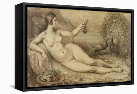 Juno-Armand Point-Framed Stretched Canvas