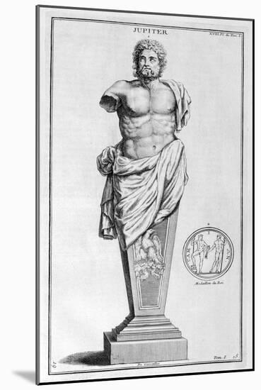 Jupiter, 1757-Bernard De Montfaucon-Mounted Giclee Print