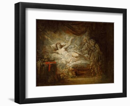 Jupiter and Aegina-Jean-Baptiste Greuze-Framed Premium Giclee Print