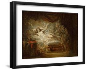 Jupiter and Aegina-Jean-Baptiste Greuze-Framed Giclee Print