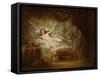 Jupiter and Aegina-Jean-Baptiste Greuze-Framed Stretched Canvas