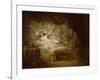 Jupiter and Aegina-Jean-Baptiste Greuze-Framed Giclee Print