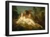 Jupiter and Antiope, 1745-1749-Jean Baptiste Marie Pierre-Framed Giclee Print