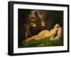 Jupiter and Antiope, 1851-Jean-Auguste-Dominique Ingres-Framed Giclee Print