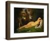 Jupiter and Antiope, 1851-Jean-Auguste-Dominique Ingres-Framed Giclee Print