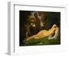 Jupiter and Antiope, 1851-Jean-Auguste-Dominique Ingres-Framed Giclee Print