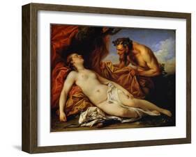 Jupiter and Antiope, C1753-Carle van Loo-Framed Giclee Print