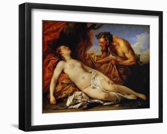 Jupiter and Antiope, C1753-Carle van Loo-Framed Giclee Print