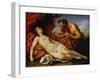 Jupiter and Antiope, C1753-Carle van Loo-Framed Giclee Print