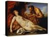 Jupiter and Antiope, C1753-Carle van Loo-Stretched Canvas