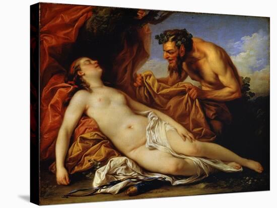 Jupiter and Antiope, C1753-Carle van Loo-Stretched Canvas