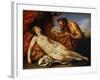 Jupiter and Antiope, C1753-Carle van Loo-Framed Giclee Print