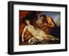 Jupiter and Antiope, C1753-Carle van Loo-Framed Giclee Print