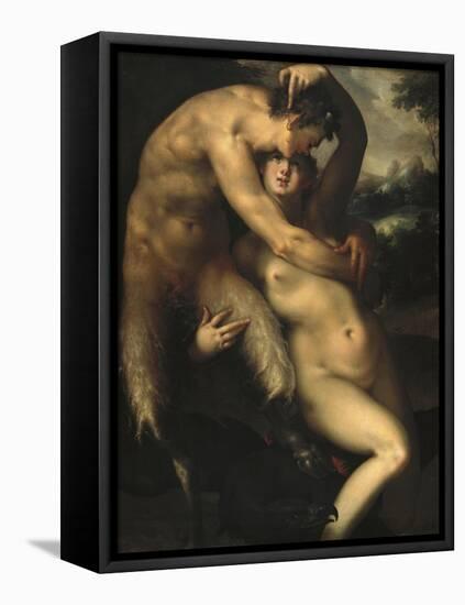 Jupiter and Antiope-Bartholomaeus Spranger-Framed Stretched Canvas