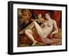 Jupiter and Antiope-Hendrick Goltzius-Framed Giclee Print