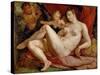 Jupiter and Antiope-Hendrick Goltzius-Stretched Canvas