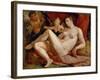 Jupiter and Antiope-Hendrick Goltzius-Framed Giclee Print