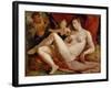Jupiter and Antiope-Hendrick Goltzius-Framed Giclee Print