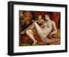 Jupiter and Antiope-Hendrick Goltzius-Framed Giclee Print