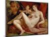 Jupiter and Antiope-Hendrick Goltzius-Mounted Giclee Print