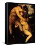 Jupiter and Antiope-Bartholomaeus Spranger-Framed Stretched Canvas