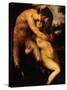 Jupiter and Antiope-Bartholomaeus Spranger-Stretched Canvas
