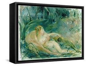 Jupiter and Callisto, after a Painting by Boucher-Morisot-Framed Stretched Canvas