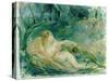 Jupiter and Callisto, after a Painting by Boucher-Morisot-Stretched Canvas