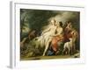Jupiter and Callisto-Jacopo Amigoni-Framed Giclee Print