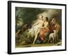 Jupiter and Callisto-Jacopo Amigoni-Framed Giclee Print