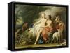 Jupiter and Callisto-Jacopo Amigoni-Framed Stretched Canvas