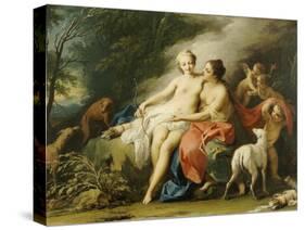 Jupiter and Callisto-Jacopo Amigoni-Stretched Canvas