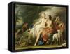 Jupiter and Callisto-Jacopo Amigoni-Framed Stretched Canvas
