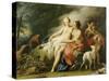 Jupiter and Callisto-Jacopo Amigoni-Stretched Canvas
