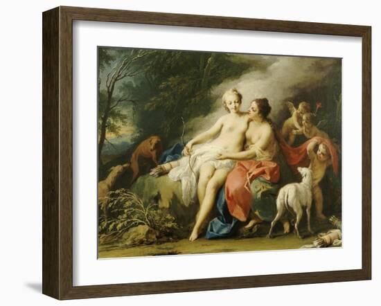 Jupiter and Callisto-Jacopo Amigoni-Framed Giclee Print