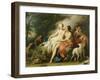 Jupiter and Callisto-Jacopo Amigoni-Framed Giclee Print