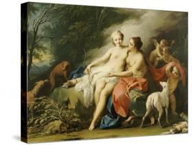 Jupiter and Callisto-Jacopo Amigoni-Stretched Canvas