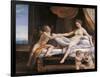 Jupiter and Dana-Correggio-Framed Giclee Print