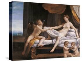 Jupiter and Dana-Correggio-Stretched Canvas