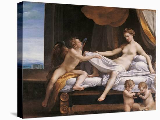 Jupiter and Dana-Correggio-Stretched Canvas